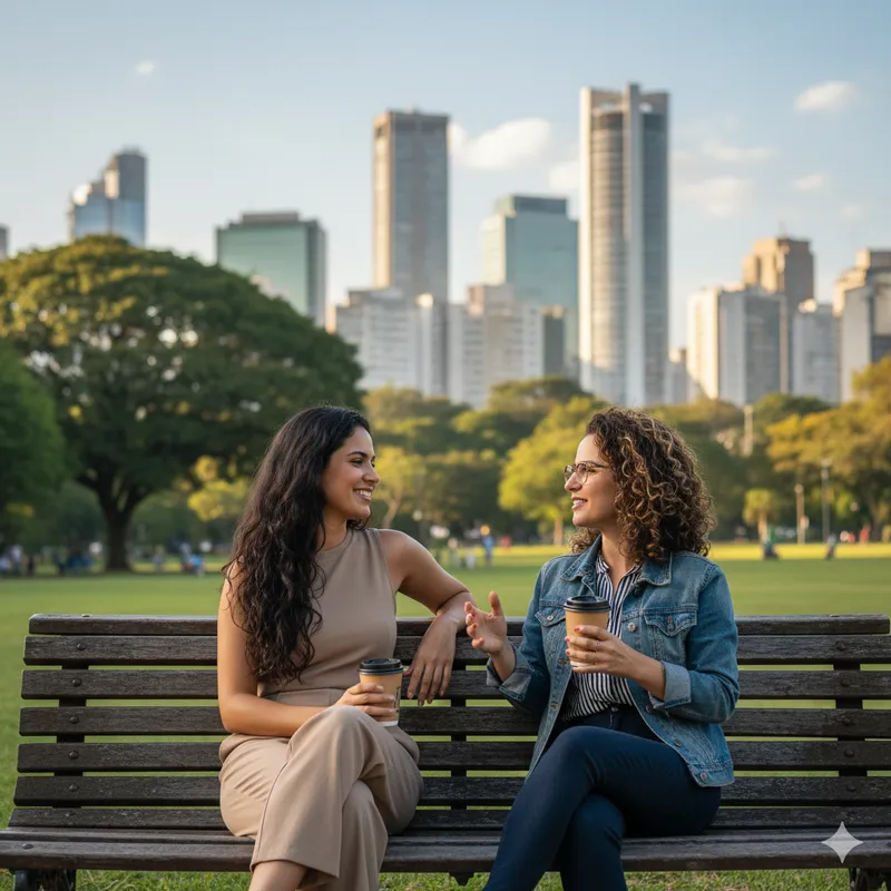 Conexões autênticas em viagens femininas